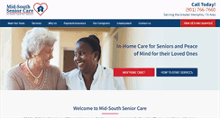 Desktop Screenshot of midsouthseniorcare.com